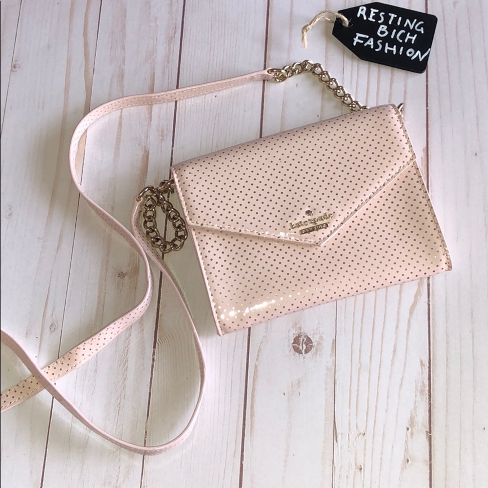 ♠️ KATE SPADE ♠️ metallic wallet on chain